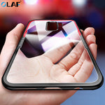 Tempered Glass Protective Phone Case For Samsung Galaxy S8 S9 Plus Note 8 Luxury Slim Silicone TPU Frame Hard Full Back Cover