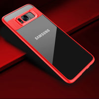 Toraise Full Protective For Samsung Galaxy S8 Case Slim TPU Acrylic Transparent Back Cover Case for Samsung S8 plus Galaxy S9