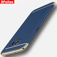 UPaitou For Samsung Galaxy J3 Emerge J5 J7 V Perx A5 A7 2016 A3 A5 J7 2017 J2 Amp Prime 2 C9Pro G570 J327 Cover 3 in 1 PC Case