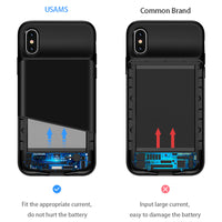 USAMS Battery Charger Case for iPhone X 3200mAh Power Bank Case For iPhoneX 10 Portable Charging Case