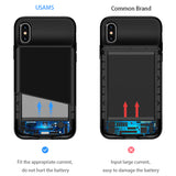 USAMS Battery Charger Case for iPhone X 3200mAh Power Bank Case For iPhoneX 10 Portable Charging Case