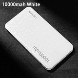 USAMS Power Bank 15mm Ultra Slim 10000mAh Powerbank Mobile Phone 2.1A Output 10000mah External Battery