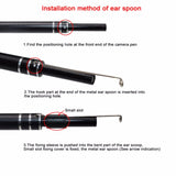 USB Ear Cleaning Tool HD Visual Ear Spoon Multifunctional Earpick With Mini Camera Pen Ear Care In-ear Cleaning Endoscope