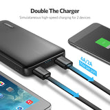 Ugreen Power Bank 10000mAh Dual USB Powerbank for Xiaomi External Battery Portable Charger for Mobile Phones Tablets Power-Bank