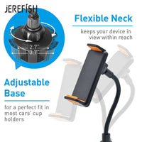 Universal Car Cup Holder Mount ( For Tablets and Smartphones )