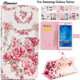 Wallet Leather Case For Samsung Galaxy J3 Emerge J5 Prime J7 2017 S8 J330 J530 J730 G570 G610 J320 J510 With Card Slot B00