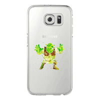 Watercolor Elsa Mermaid and her prince Mickey Mouse Soft TPU Phone Cases Cover For Samsung Galaxy S5 S6 S7 edge S8 S9 Plus