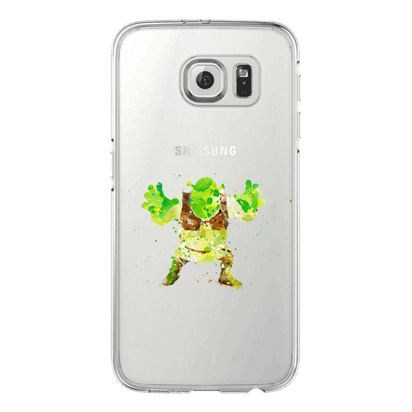 Watercolor Elsa Mermaid and her prince Mickey Mouse Soft TPU Phone Cases Cover For Samsung Galaxy S5 S6 S7 edge S8 S9 Plus