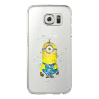 Watercolor Elsa Mermaid and her prince Mickey Mouse Soft TPU Phone Cases Cover For Samsung Galaxy S5 S6 S7 edge S8 S9 Plus
