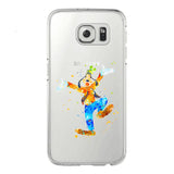 Watercolor Elsa Mermaid and her prince Mickey Mouse Soft TPU Phone Cases Cover For Samsung Galaxy S5 S6 S7 edge S8 S9 Plus