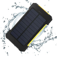 Waterproof Solar Power Bank Real 20000 mAh Dual USB External Polymer Battery Charger Outdoor Light Lamp Powerbank Ferisi