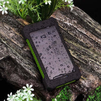 Waterproof Solar Power Bank Real 20000 mAh Dual USB External Polymer Battery Charger Outdoor Light Lamp Powerbank Ferisi