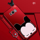 3D Cute Cartoon Phone Case for Samsung Galaxy S8, S9 Plus, Note 8, S8, S7, more