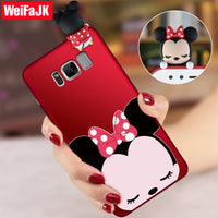 3D Cute Cartoon Phone Case for Samsung Galaxy S8, S9 Plus, Note 8, S8, S7, more