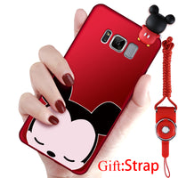 3D Cute Cartoon Phone Case for Samsung Galaxy S8, S9 Plus, Note 8, S8, S7, more