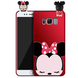 3D Cute Cartoon Phone Case for Samsung Galaxy S8, S9 Plus, Note 8, S8, S7, more