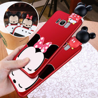 3D Cute Cartoon Phone Case for Samsung Galaxy S8, S9 Plus, Note 8, S8, S7, more