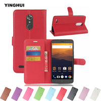 YINGHUI For ZTE Max XL Hot Selling Flip Protective Stand Shell Phone Case N9560 Vintage Wallet PU Leather Fundas Back Cover Z986