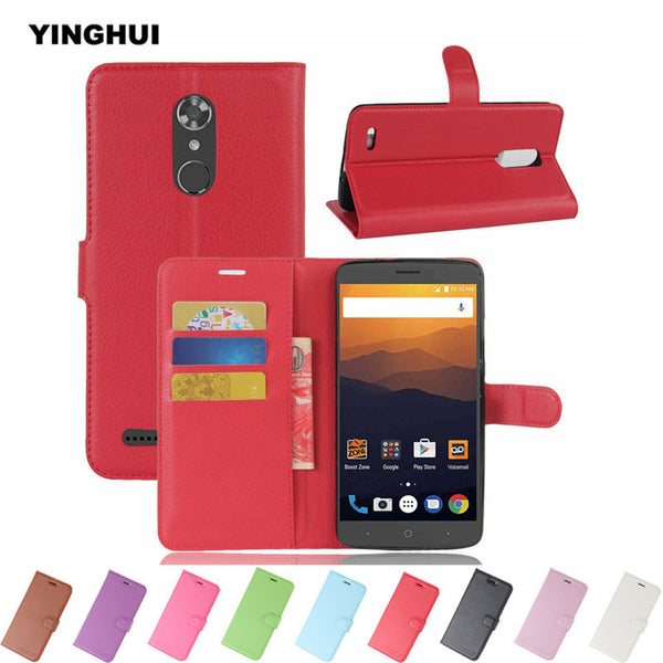 YINGHUI For ZTE Max XL Hot Selling Flip Protective Stand Shell Phone Case N9560 Vintage Wallet PU Leather Fundas Back Cover Z986