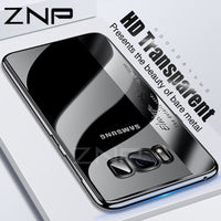 ZNP Luxury Plating Soft TPU Phone Case For Samsung Galaxy S8 Plus Note 8 Full Cover Case For Samsung S8 Note 8 Protector Shell