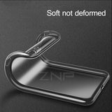 ZNP Ultra Thin Soft Transparent TPU Case For iPhone 8 7 Plus Clear Silicone Full Cover For iPhone 7 Plus 8 Phone Case Capa Coque