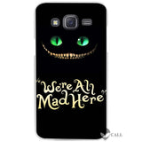 Alice in Wonderland Hard Plastic Cover for Samsung Galaxy J1, J2, J3, J5, J7 2016, and more