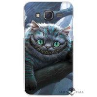 Alice in Wonderland Hard Plastic Cover for Samsung Galaxy J1, J2, J3, J5, J7 2016, and more