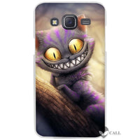 Alice in Wonderland Hard Plastic Cover for Samsung Galaxy J1, J2, J3, J5, J7 2016, and more