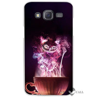 Alice in Wonderland Hard Plastic Cover for Samsung Galaxy J1, J2, J3, J5, J7 2016, and more