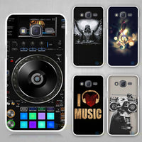 Hard White Plastic Case | DJ, Music and other Designs | for Samsung Galaxy J1, J2, J3, J5, J7, and more