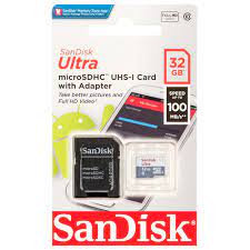 SanDisk micro SD Card with Adapter 32 GB