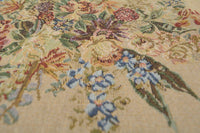 DaDa Bedding Wildflower Wonderland Floral Beige Tapestry Table Runner (3100)