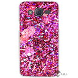 glitter red decoration Clear Case Cover Coque Shell for Samsung Galaxy J1 J2 J3 J5 J7 2016 2017 Emerge