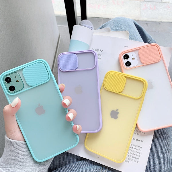 Soft Silicone Phone Case with Camera Lens Protecting Cover for iPhone 11, 12 Pro Max, 8, 7, 6, 6s Plus, and more