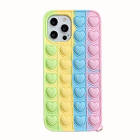 Pop Bubble Fidget Toys Case For Samsung Galaxy A31 A51 A71 A32 A52 A72 A11 A21 A01 A02 A12 A10e A20e A30s A50s A70 M01 M11 Cover