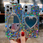 Cover Bling Glitter Diamond Mirror for iPHONE 11 (3 models)  | 12 ( 4 models) | 13 ( 4 models)