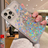 Cover Shockproof Hard Glitter for iPhone 11 , 12 , 13 ( 3 models) XR, XS