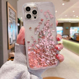 Cover Shockproof Hard Glitter for iPhone 11 , 12 , 13 ( 3 models) XR, XS